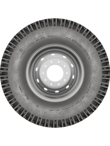 фото протектора и шины ИД-304, У-4 Шина Kama ИД-304, У-4 12 R20 154/149J