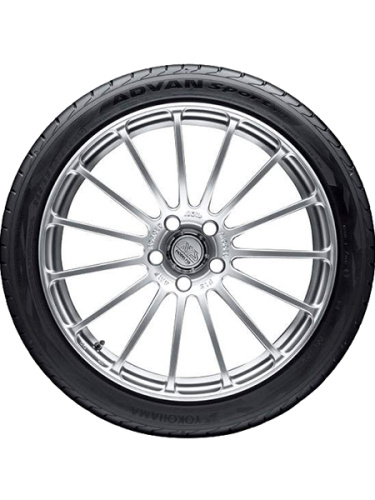 фото протектора и шины Advan Sport V105S Шина Yokohama Advan Sport V105S 235/65 R17 108W